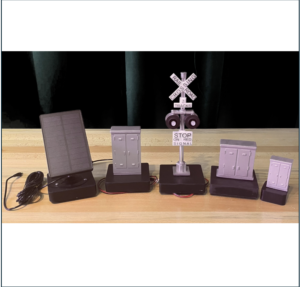 G Scale Crossing Flasher Kit (SOLAR wt Battery)